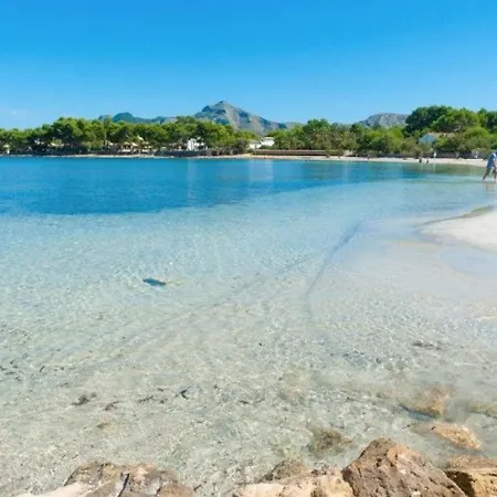 Barcares Petit, Piscina, Jardines Junto A Playa En * Alcudia (Mallorca)